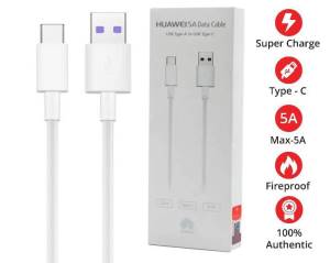 Huawei Cavo Dati/Ricarica AP71 USB-A a USB-C 1m 5A Sup.Charge White