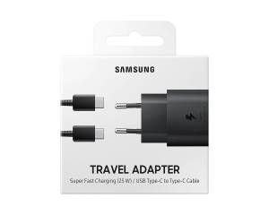 Samsung Caricatore 25W EP-TA800XB FC USB-C + Cavo 1m USB-C Black