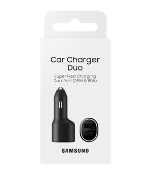 Samsung Caricatore Auto 25W+15W EP-L4020 USB-C+USB-A Black