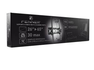 Fenner Tech Staffa TV FN-C40 26"-65" Tilt Ultra Flat 30Kg