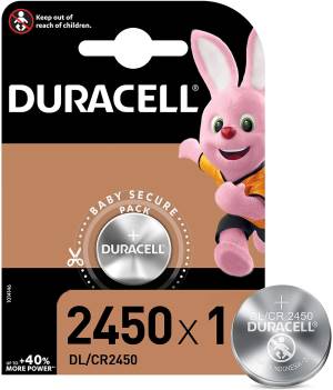 (1 Confezione) Duracell Lithium Batterie 1pz Bottone DL/CR2450
