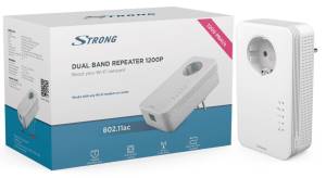Strong Repeater WiFi 1200P Ant.Int. 5.0/2.4Ghz +1Schuko +1Lan WPS