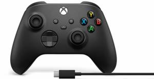 Microsoft Xbox Serie X/S Controller Black + Cavo W10